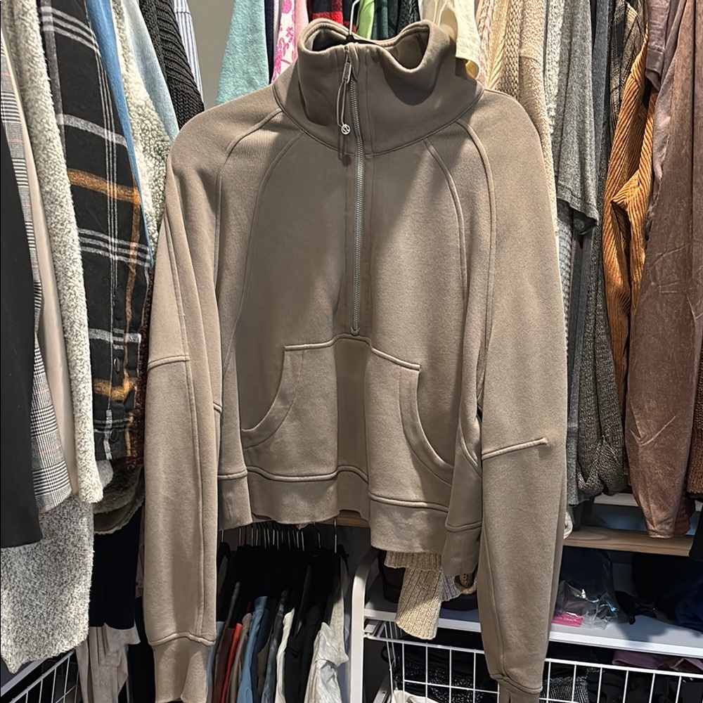 lululemon athletica Taupe Sweatshirt